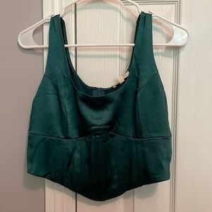 PACSUN Satin Corset Top
